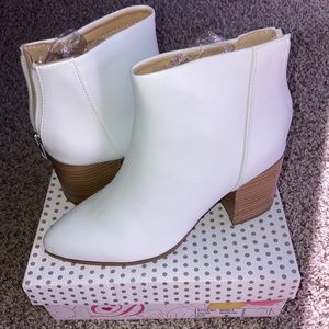 White booties